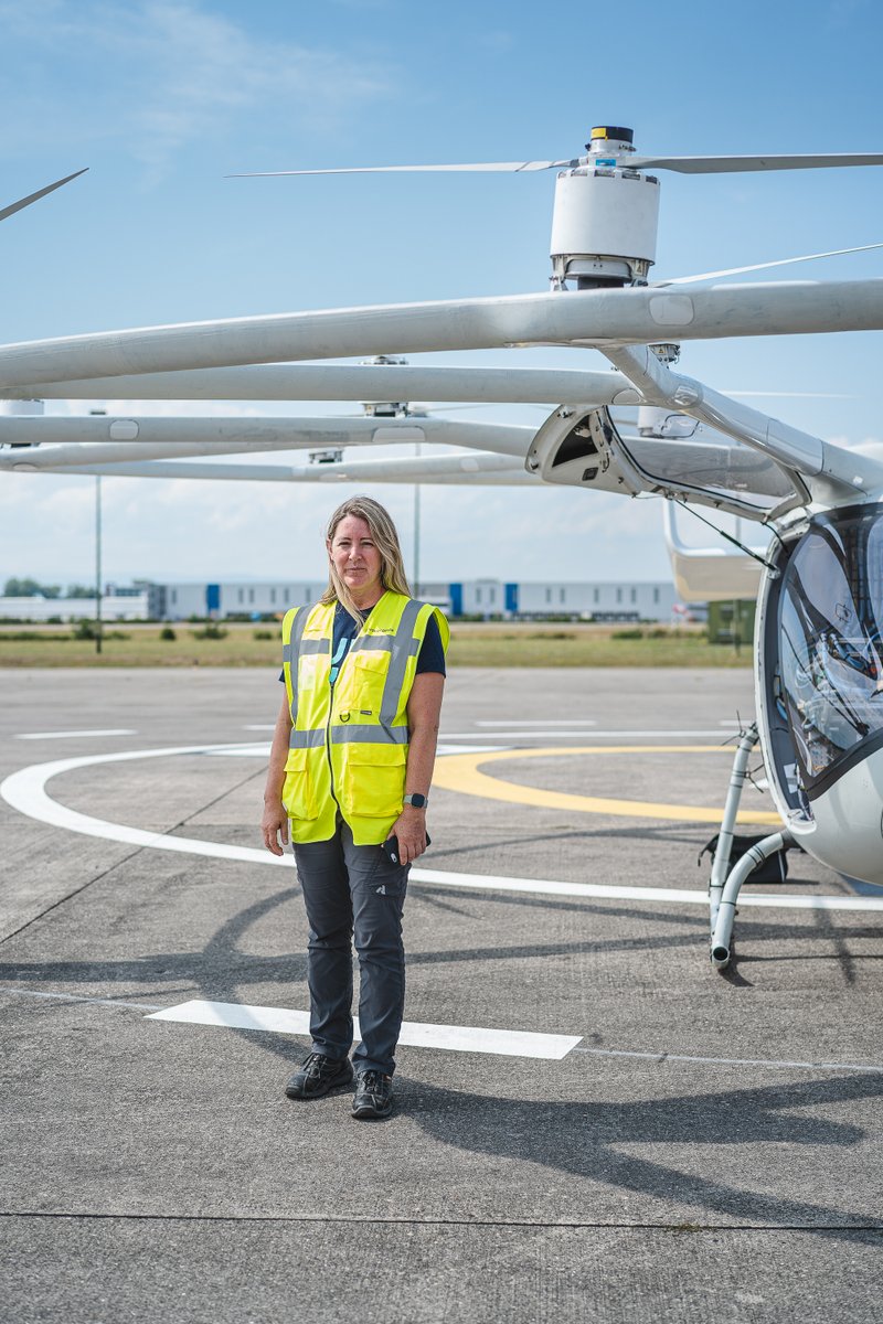 volocopter's tweet photo. Women in #Aviation: While the number of #WomanEngineers in the industry remains low, our Lead Flight Test Specialist Engineer is flying high. In our new #blogpost she shares her journey and reveals why she’s as passionate as ever about her chosen field: https://t.co/78ATJCgsGp https://t.co/wnXXMYmBbi