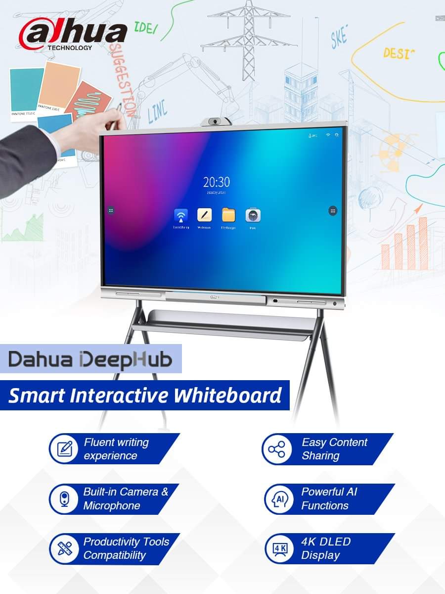 DahuaKE's tweet photo. 🌐Online Launch | Dahua #DeepHub
📅Date: 30 August
#Dahua launched the brand new Dahua DeepHub #InteractiveWhiteboard.
We will present demonstrations to showcase its cool features at the online launch. Don’t miss out!
Register: https://t.co/ISsbrBbNwv #dahuasecurity #dahuaea https://t.co/FiqMRWYqqi