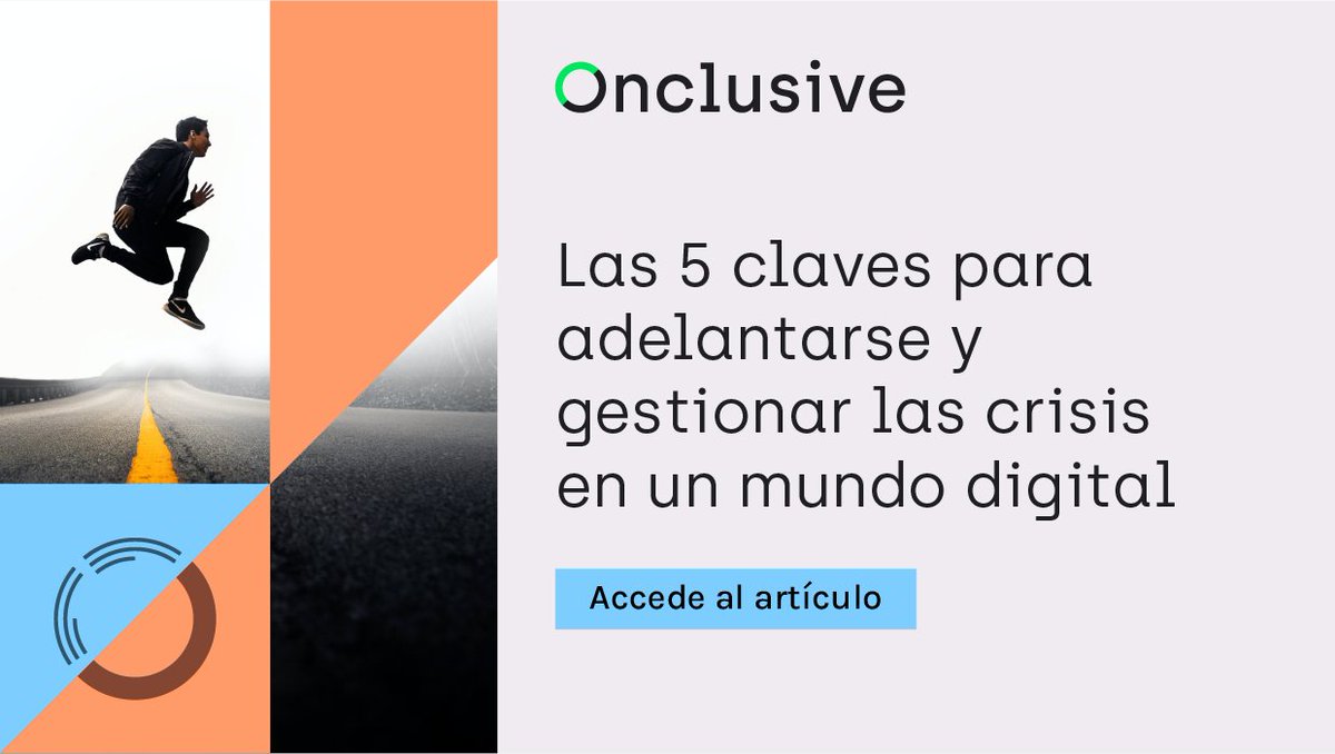 5 claves para prevenir o gestionar una #crisis: bit.ly/3QN6nVC
💡 Desarrolla un plan
💡 Obtén las herramientas adecuadas para ayudarte en el proceso
💡 Actúa rápidamente
💡 Acepta la responsabilidad que conlleva
💡 Establece tus canales de #comunicación y sé coherente