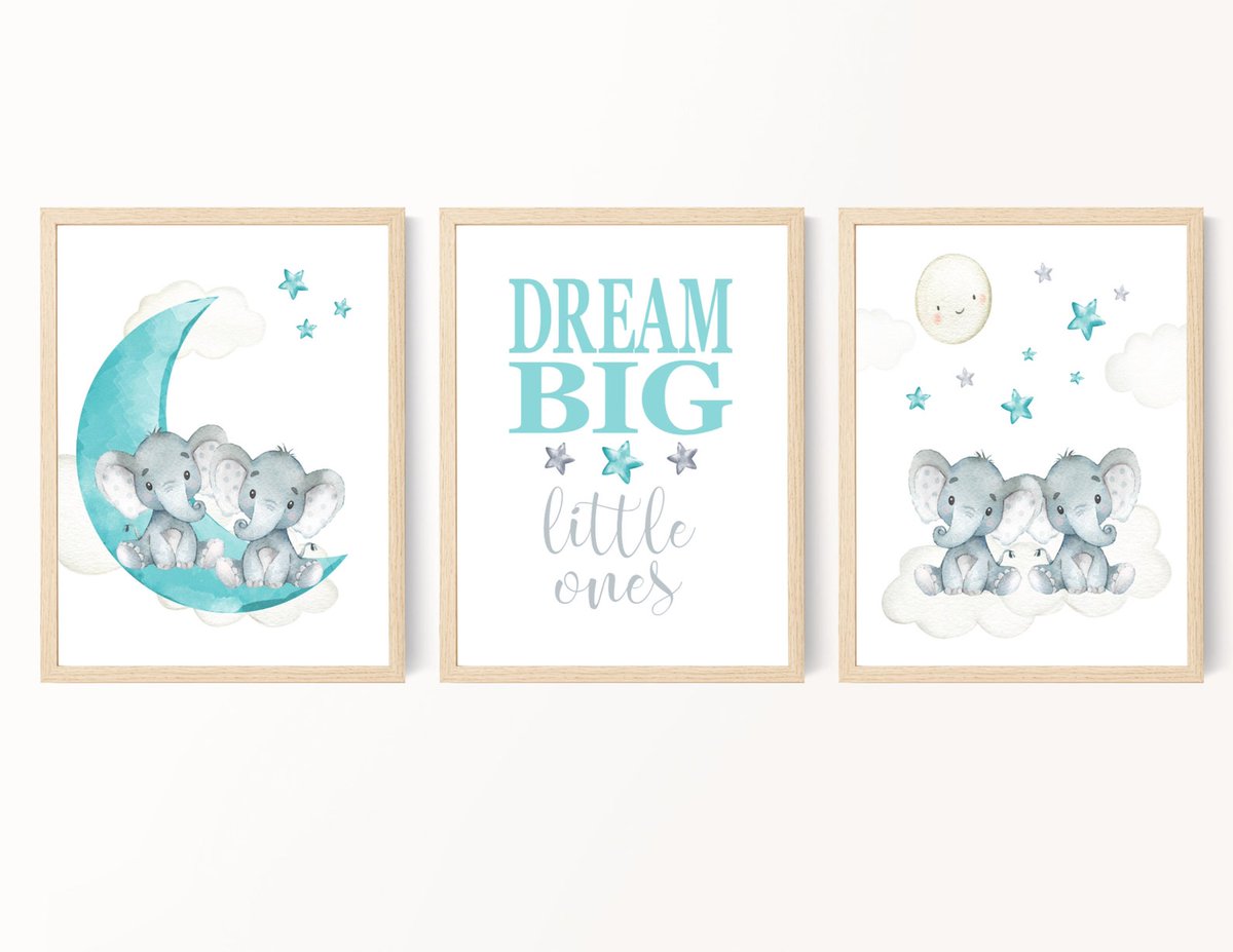 Rohitsi61944395's tweet photo. Twins Nursery Decor, Dream Big Little Ones, Elephant Nursery Decor, Gender Neutral Nursery Wall Art, Teal Gray Wall Art, Nursery Printable ️
 #Neutral #NurseryDecorDream #Elephant #Gender #art #Nursery #Little #ones #vtdesigns #EtsyEmail

👉https://t.co/QdyiKmwlcS https://t.co/gWfuUyDqhg