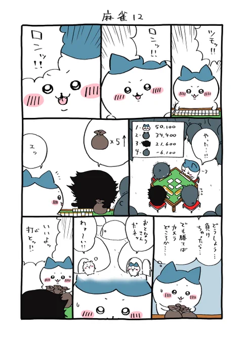 勝利はリスクと「等価交換」…ってコト!?
#ちいかわファンアート     
#ちいかわ 