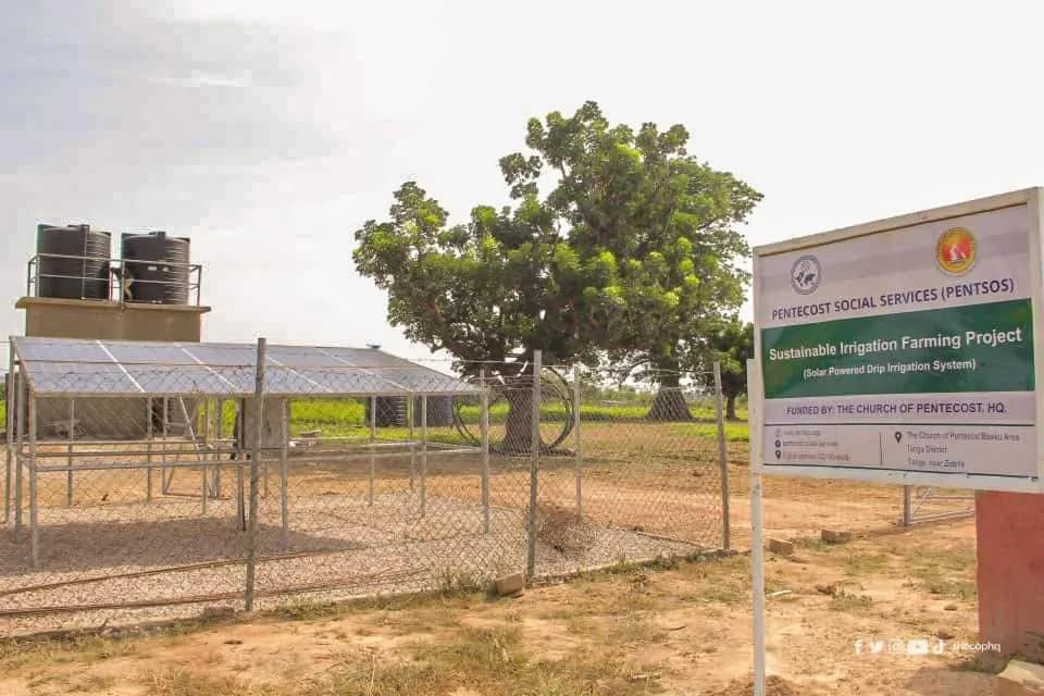 thecophq's tweet photo. This 10-acre solar-powered irrigation farm project of the Pentecost Social Services (PENTSOS), the social services arm of @thecophq, directly supports 50 smallholder farmers and reduces their dependency on rain-fed agriculture.
#PENTSOS | #SharingIsCaring | #PossessingtheNations https://t.co/5x2N6Hvaxc