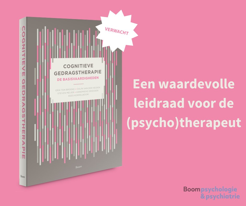 BoomPsychologie's tweet photo. 'Cognitieve gedragstherapie: de basisvaardigheden' verschijnt op 6 september bij Boom. 
Het boek geeft een overzicht van de basisinterventies van cognitieve gedragstherapie.

Reserveer alvast een exemplaar via: https://t.co/P9GKfWJ2Gb.

#psychologie #cgt #basisvaardigheden https://t.co/5KGTvk1ywN