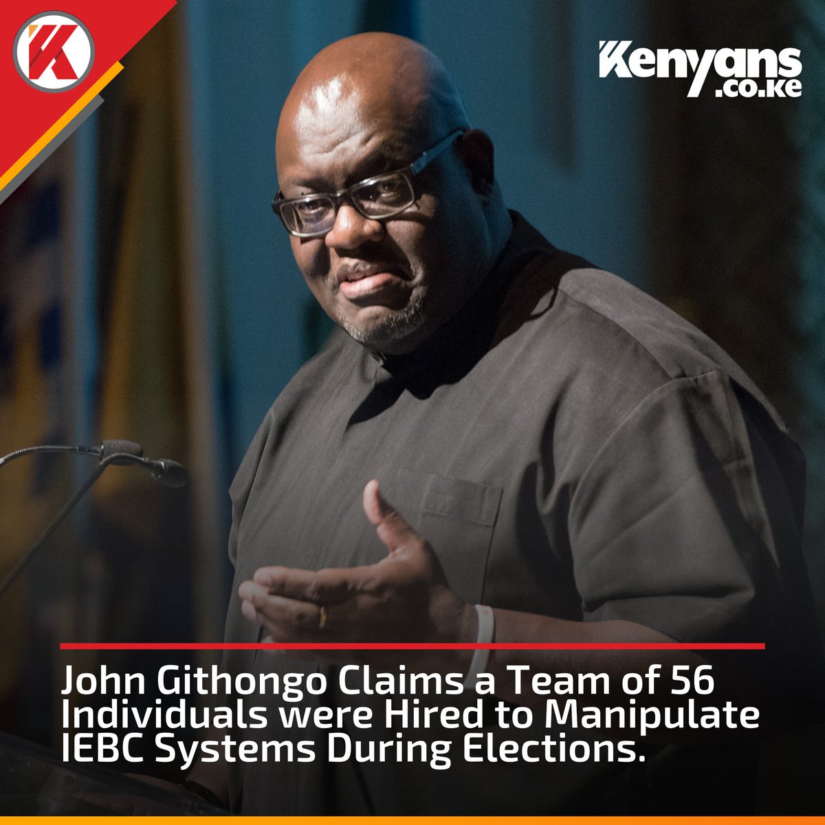 Kenyans's tweet photo. John Githongo files an affidavit claiming 56 individuals were hired to manipulate the IEBC systems during elections https://t.co/MSwWGsaEqi