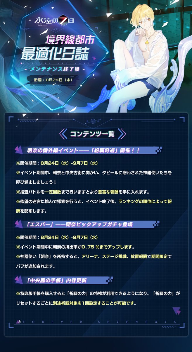 永遠的7日之都 日本語 Wiki