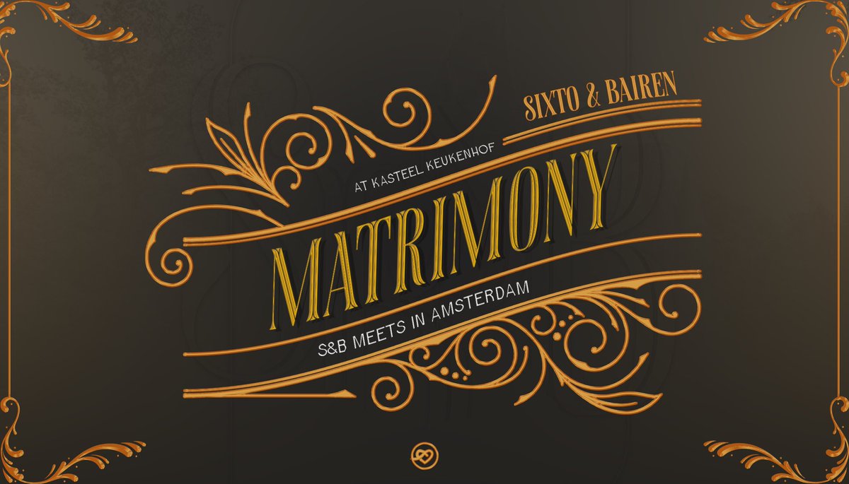 ͏

͏

                                     𖥸 

                      SIXTO     &amp;    BAIREN
                      meets in Amsterdam

                           MATRIMONY                    
               #BairenAndSixtoFourthever

͏

͏