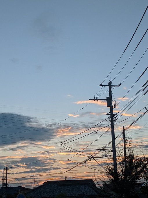 夕焼けきれい 