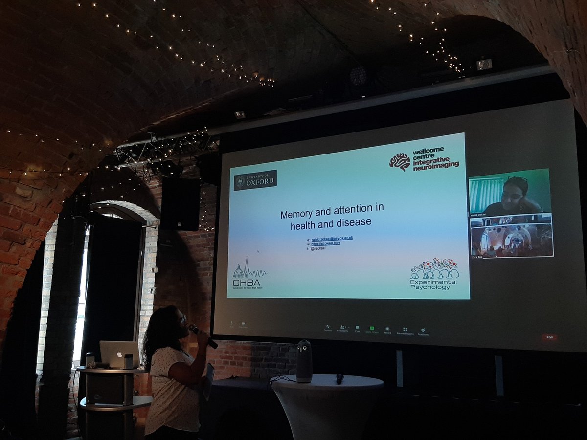 Dr Nahid Zokaei (<a href="/nzokaei/">nahid zokaei</a>) presenting her interesting talk about memory and attention live from <a href="/UniofOxford/">University of Oxford</a>, moderated by <a href="/DarnaMargarita/">Margarita Darna</a>

#summerschool #neuroscience #PhD 

<a href="/IRTG1436/">IRTG1436 - Neural Resources of Cognition</a> <a href="/OxNeuro/">Oxford Neuroscience</a>