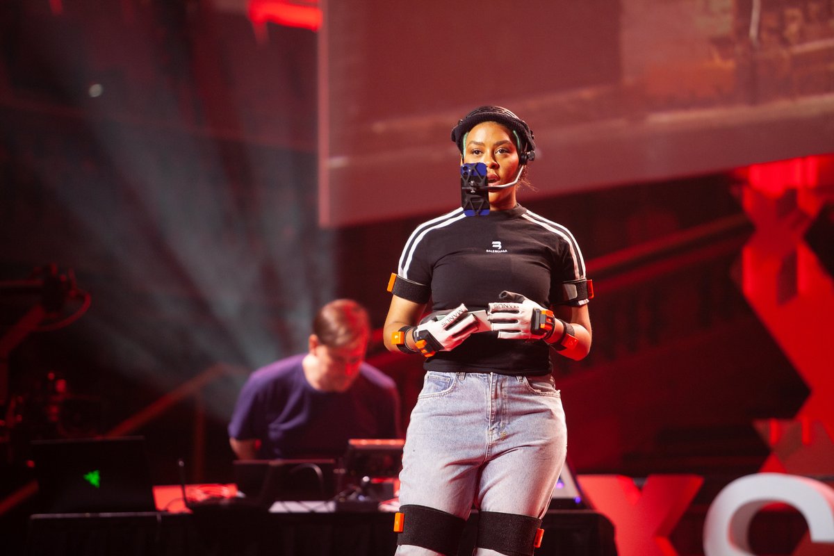 serwah_attafuah's tweet photo. I did a @TEDx talk simultaneously live on stage in Sydney and inside my Metaverse. 💫🗣️
I can't wait for you all to see it! It's been the highlight of my year!!
Shouts out to @renbry for cooking this one up with me, could not have done it without you!!! https://t.co/IY5m8v4gkZ