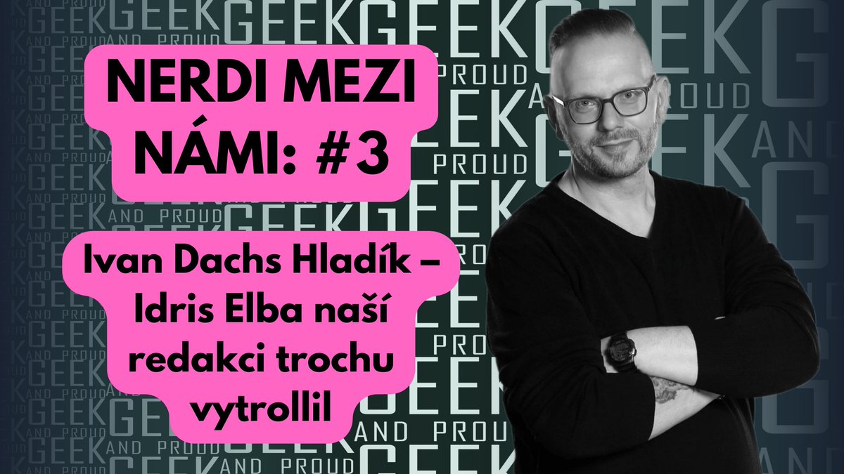 ian_dachs's tweet photo. Díky za pozvání, snad to bude bavit i ostatní. „Ivan Dachs Hladík je mj. novinář pracující v nejčtenějším médiu u nás, v Blesku. Co si připravil pro redakci Idris Elba? To se dozvíte v novém dílu #Nerdopolis podcast...“
📲 Na YouTube a dalších platformách: https://t.co/1FhrWZUvOL https://t.co/2BiZuNzuZ6