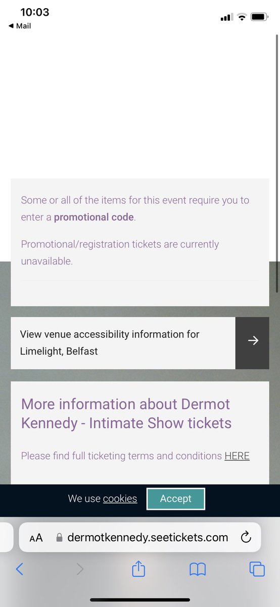 Rachel_Irv's tweet photo. Another shambles of a “pre-sale” from @recordstore. Used the link from the email and again had no option to enter the access code. Yes, the tickets are in high demand but again I was in with no chance of getting them. Cancelling my order and supporting my local store instead. https://t.co/E8XYjvunQW