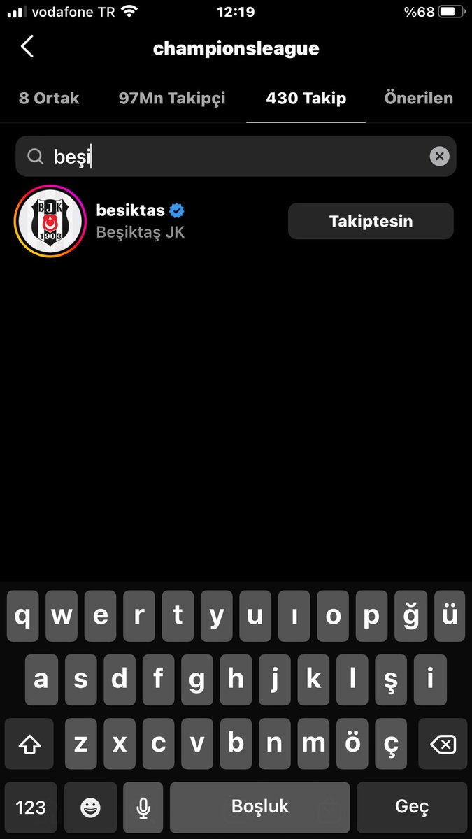 #ChampionsLeague Türkiyeden sadece BEŞİKTAŞ’ı takip etmesi 🤍
