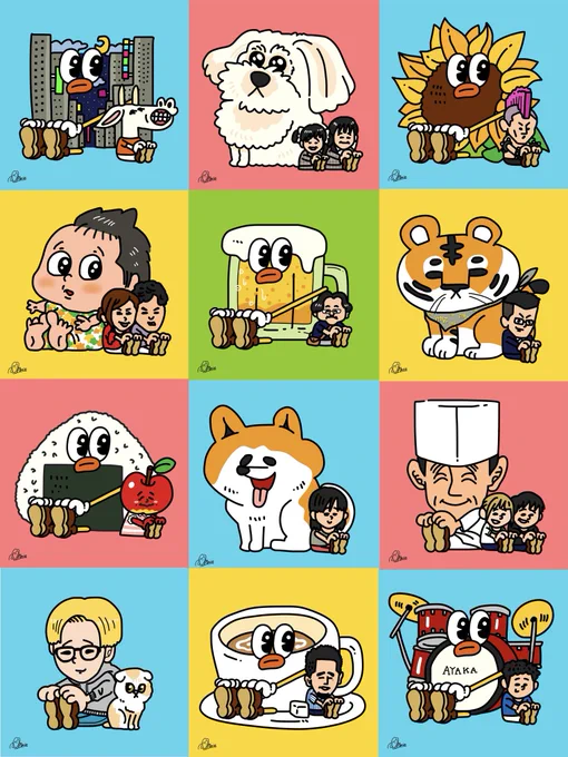 似顔絵イベントではとってもたくさん描かせていただきました!感謝です☺️ 