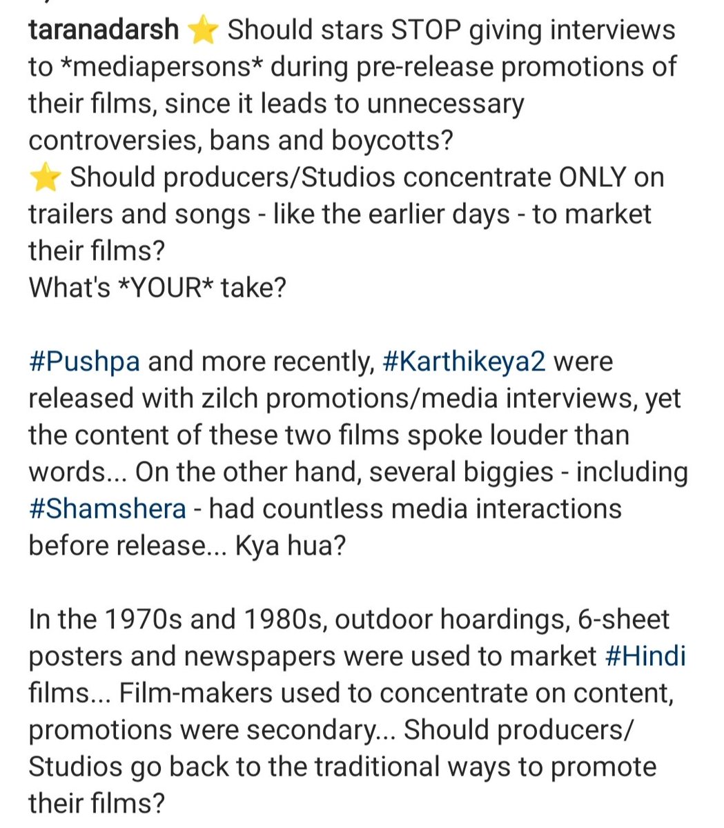 KaranYadavko1's tweet image. #BoycottBollywood 
#Bollywood #Tollywood  #Karthikeya2 #PushpaTheRule #AlluArjun @taran_adarsh @BeingSalmanKhan @shahrukh_35 @akshaykumar  @TSeries @karanjohar   @alluarjun   @LycaProductions  @shankarshanmug   @GTelefilms @RRRMovie @AKPPL_Official @viralbhayani77