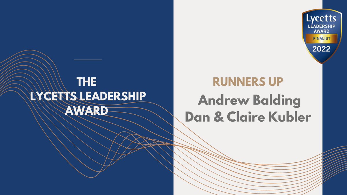 Please join us in congratulating the two phenomenal runners-up in this year's <a href="/LycettsInsure/">Lycetts Insurance Brokers and Financial Services</a> Lycetts Leadership Award:
<a href="/AndrewBalding2/">Andrew Balding</a> and Dan &amp; Claire Kubler at <a href="/KublerRacing/">Kubler Racing</a> 👏👏

#LycettsAwards #LycettsLeadershipAward #ParkHouseStables