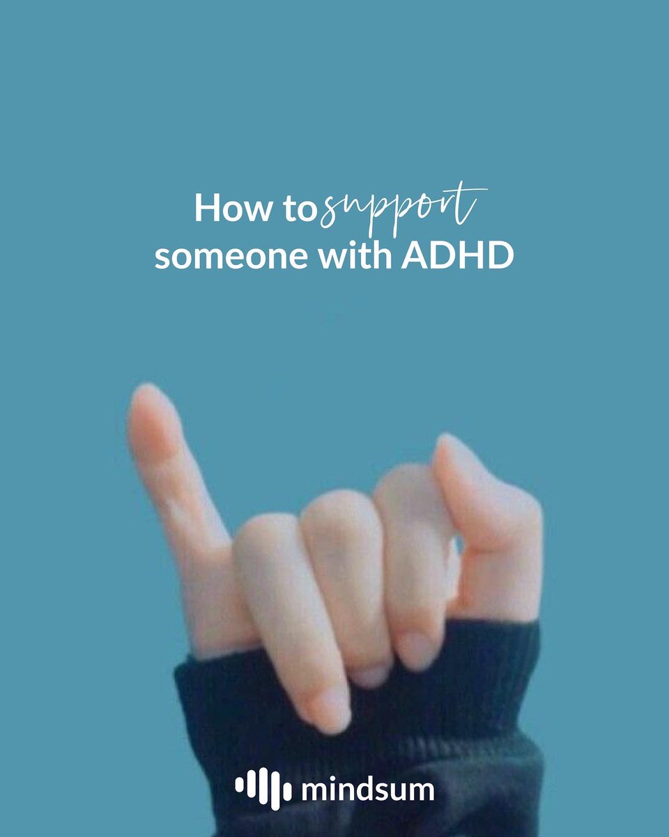 MindsumOrg's tweet photo. On this ADHD awareness day, we
want you to help someone in your life who has
#ADHD. Do something for them and share the
information with others to create awareness
about it.

#adhdawareness 
#support #mindsum
#mentalhealth #mentalhealttips #friends #family
#therapist https://t.co/0dp0unqXIF