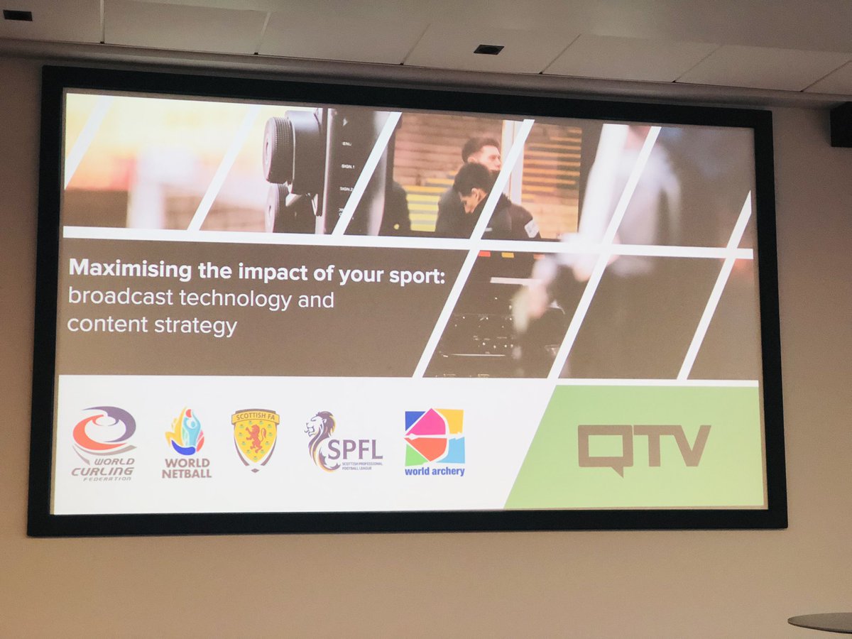 ScotWomenSport's tweet photo. We hear now from founder and CEO of @QTV_Sports @QTVjack #JackMcGill on the importance of content, strategy and using this effectively for your business. Great to have you back with us, Jack!
#technologyandsport #tech #sport #SWIS ππ https://t.co/BvqJsLecPV
