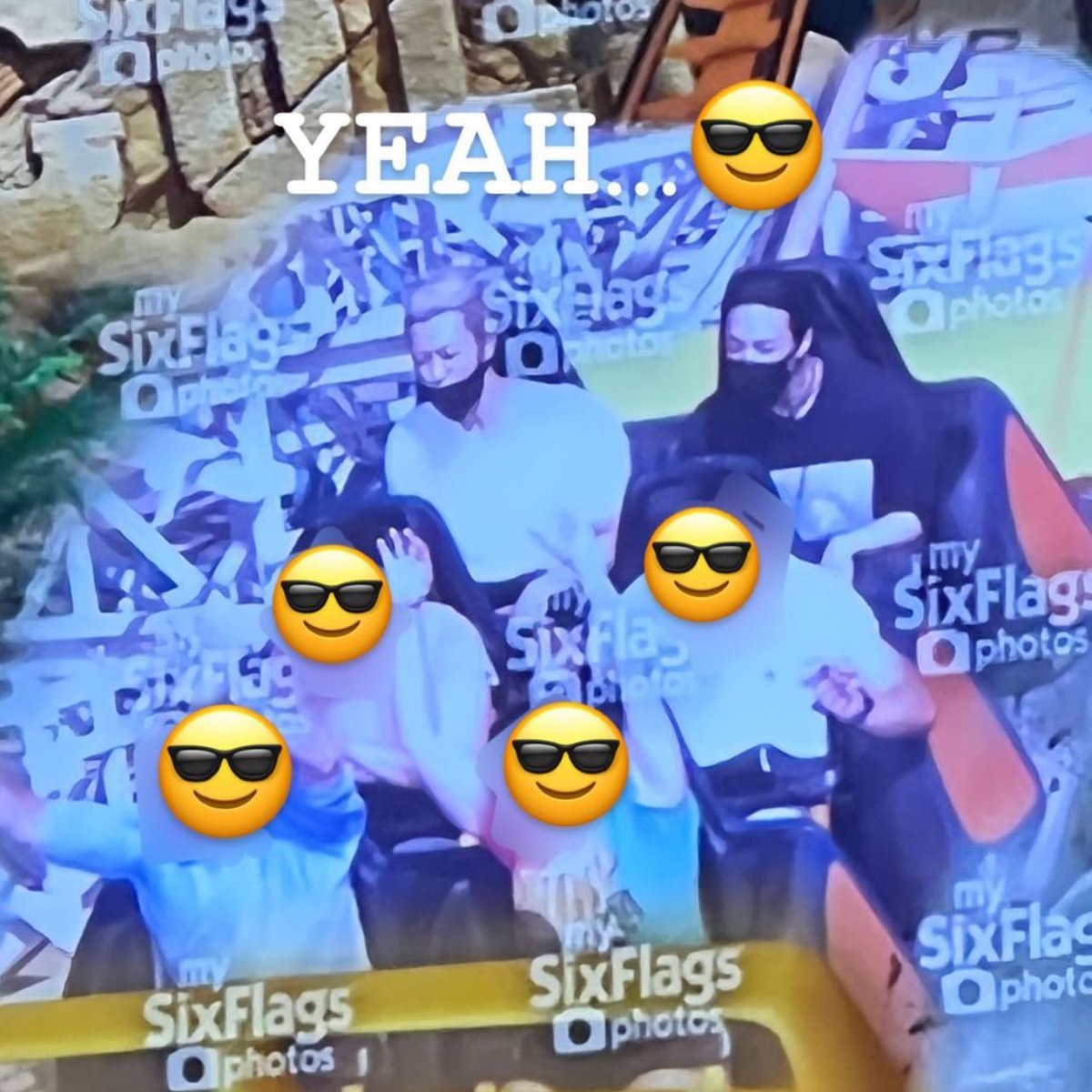 nomintiny's tweet photo. tiny nomin at six flags! https://t.co/qwrgKvuMCP