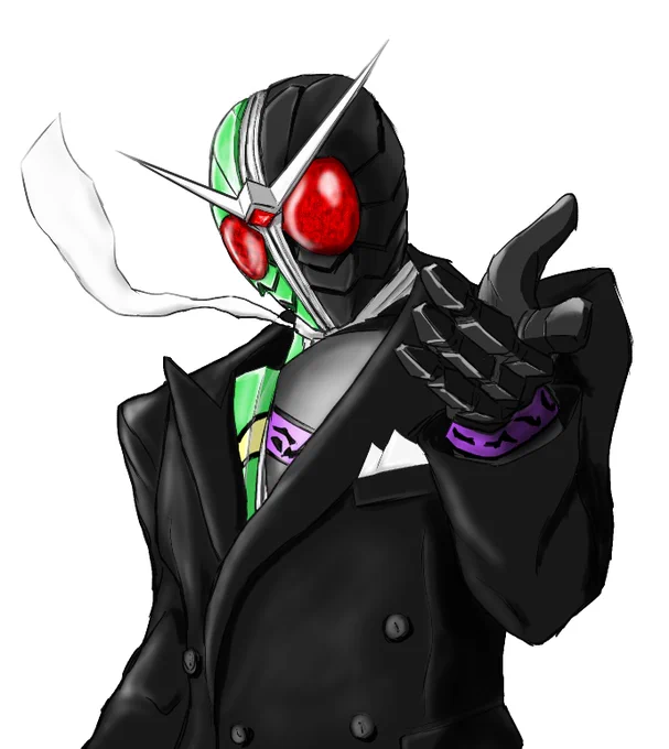 仮面ライダーダブルスーツ「さぁ!お前の一張羅を数えろ!」「は!?」#風都探偵#仮面ライダーW 