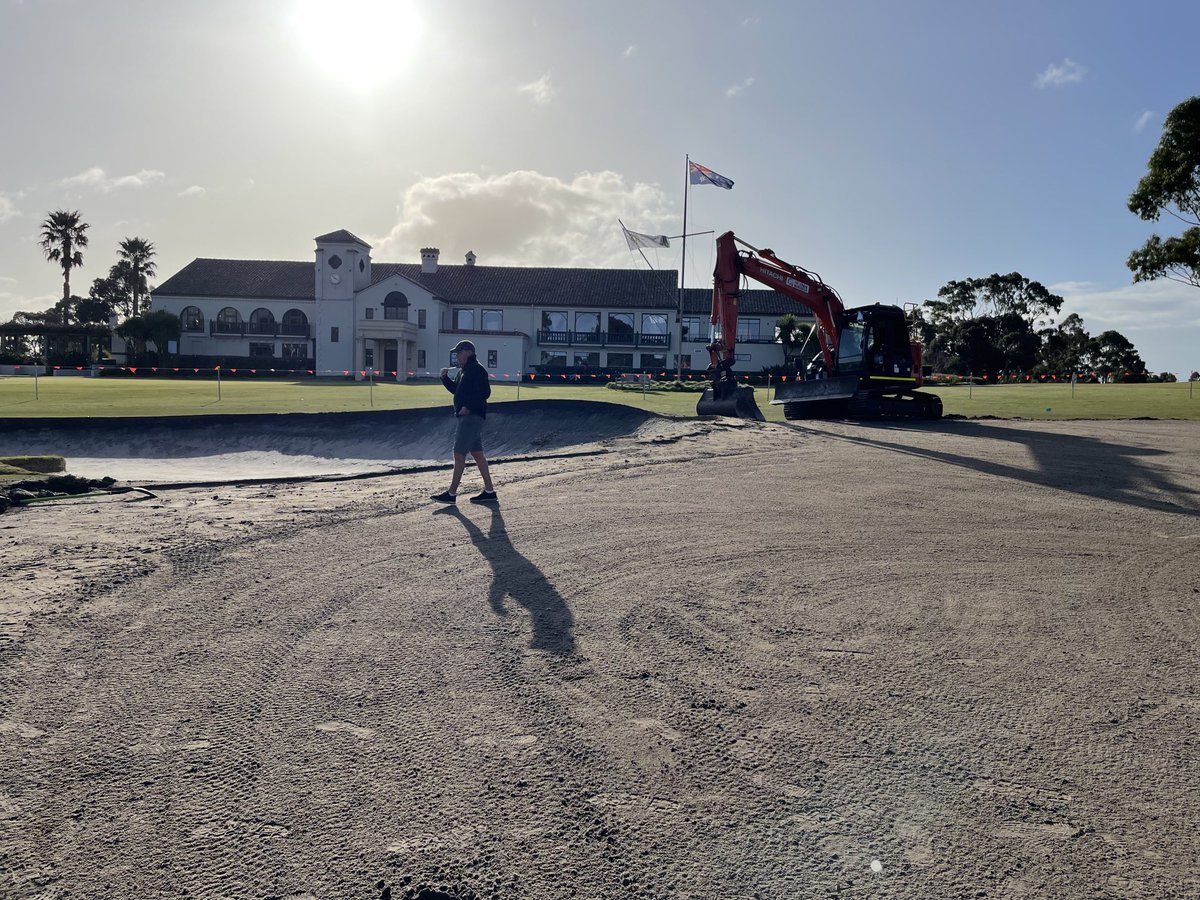 Clint Raven (@clintraven2) on Twitter photo Guess who’s back in town! Brian Slawnik from Renaissance GD. 4 more greens getting a little restoration. This is our 18th green.These next two weeks we are working on 2,7,17 and 18. Couldn’t do it without a great team 👍🏻. <a href="/toffaallan/">Chris Allan</a> <a href="/YarraYarraGolf/">YarraYarra Golf Club</a> Guess who’s back in town! Brian Slawnik from Renaissance GD. 4 more greens getting a little restoration. This is our 18th green.These next two weeks we are working on 2,7,17 and 18. Couldn’t do it without a great team 👍🏻. <a href="/toffaallan/">Chris Allan</a> <a href="/YarraYarraGolf/">YarraYarra Golf Club</a>