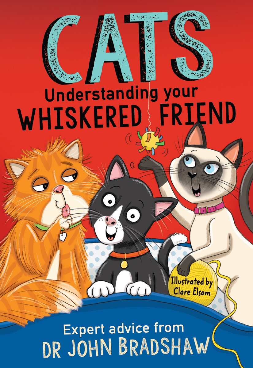 Thinking about getting a cat? CATS: Understanding Your Whiskered Friend by @petsandus & @ClareElsom is the purrfect guide! Packed with illustrations and told through the eyes of Libby the cat, CATS helps us to understand our feline friends in an engaging and entertaining way 🐈