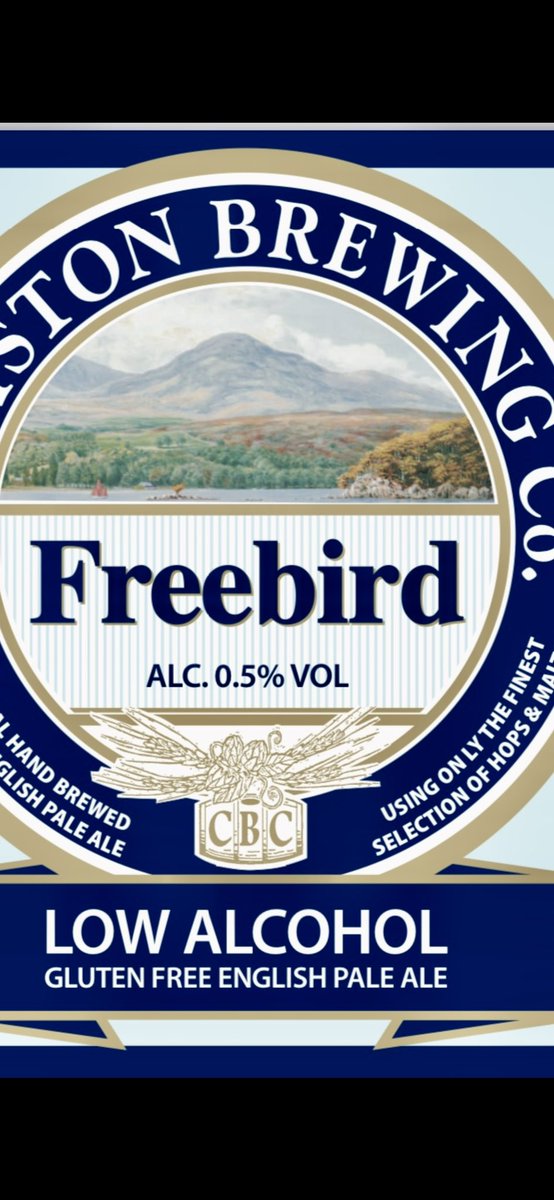 Now available from the brewery and Black bull Coniston #lowalcohol #beer #coniston #glutenfree