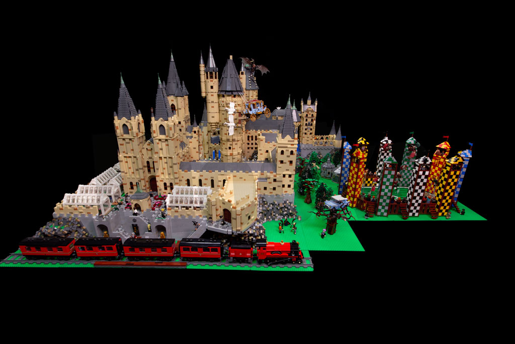 blocksmagazine's tweet photo. What did Daniel Konstanski learn while building this enormous #LEGO Hogwarts Castle? Find out in Blocks magazine Issue 95, which we'll be unveiling this Friday! #HarryPotter https://t.co/RiGfHorq3e