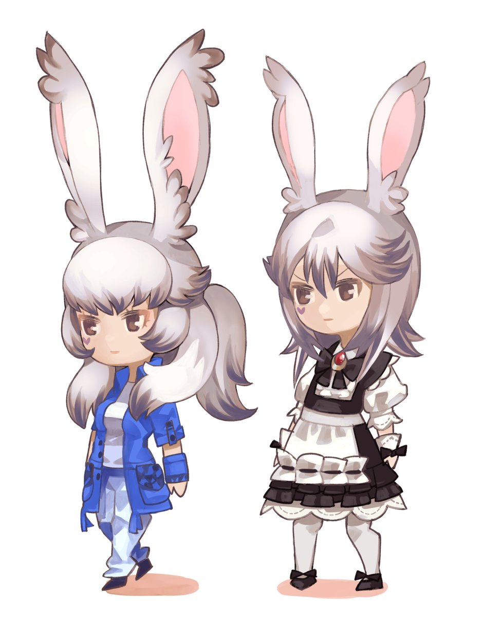 avatar_(ff14) 「【マメット・せれん(メスのすがた/オスのすがた)】りこぴんがいつもお世話になって」|りこぴん🍃Illustrator/VTuberのイラスト