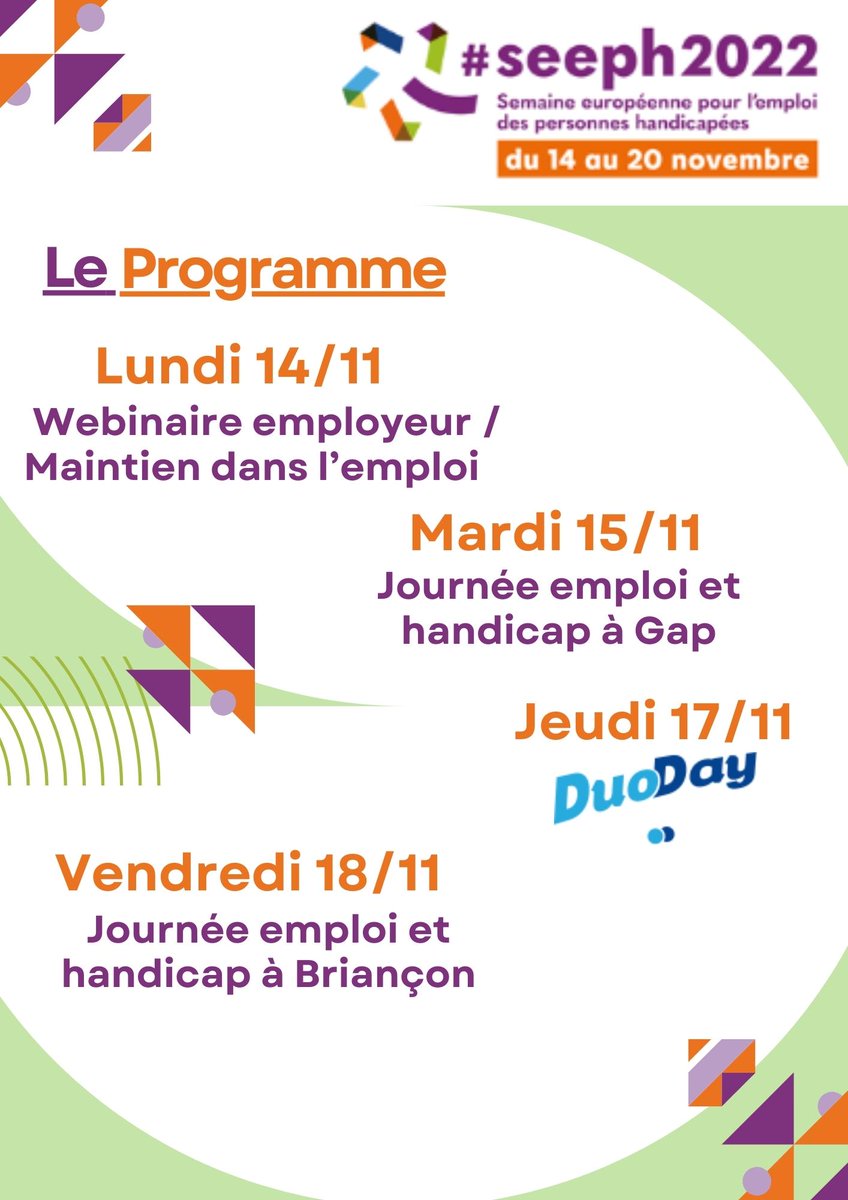 Handirect 05 Cap emploi 05 & Iris tweet media