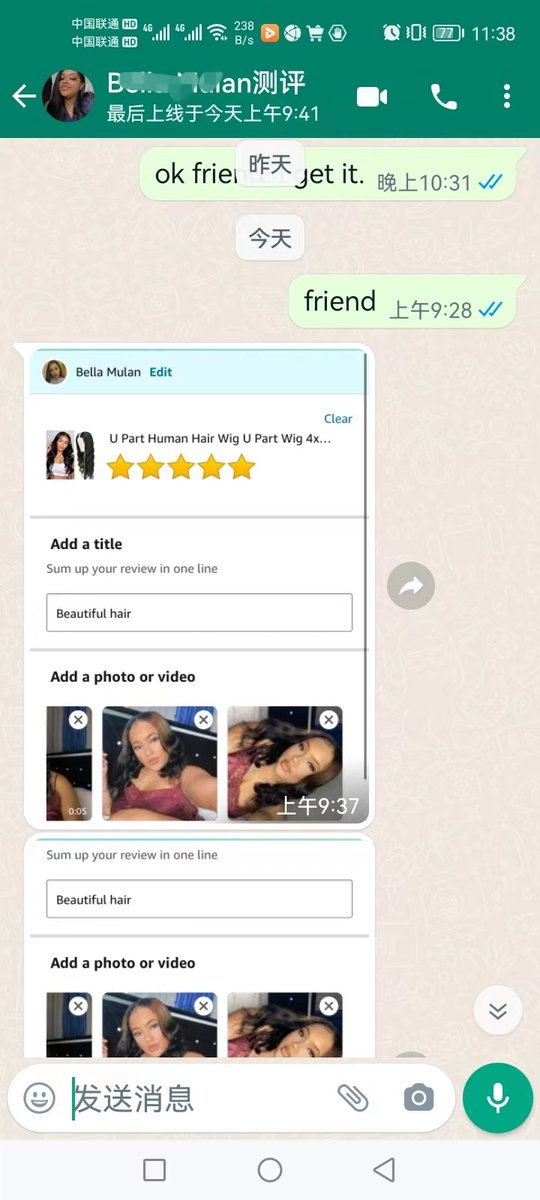 Li60374146Li's tweet photo. #freewig #freereviews 
Thanks my free cusomer good reviews.
Need free reviews. https://t.co/3wuHK9sk76