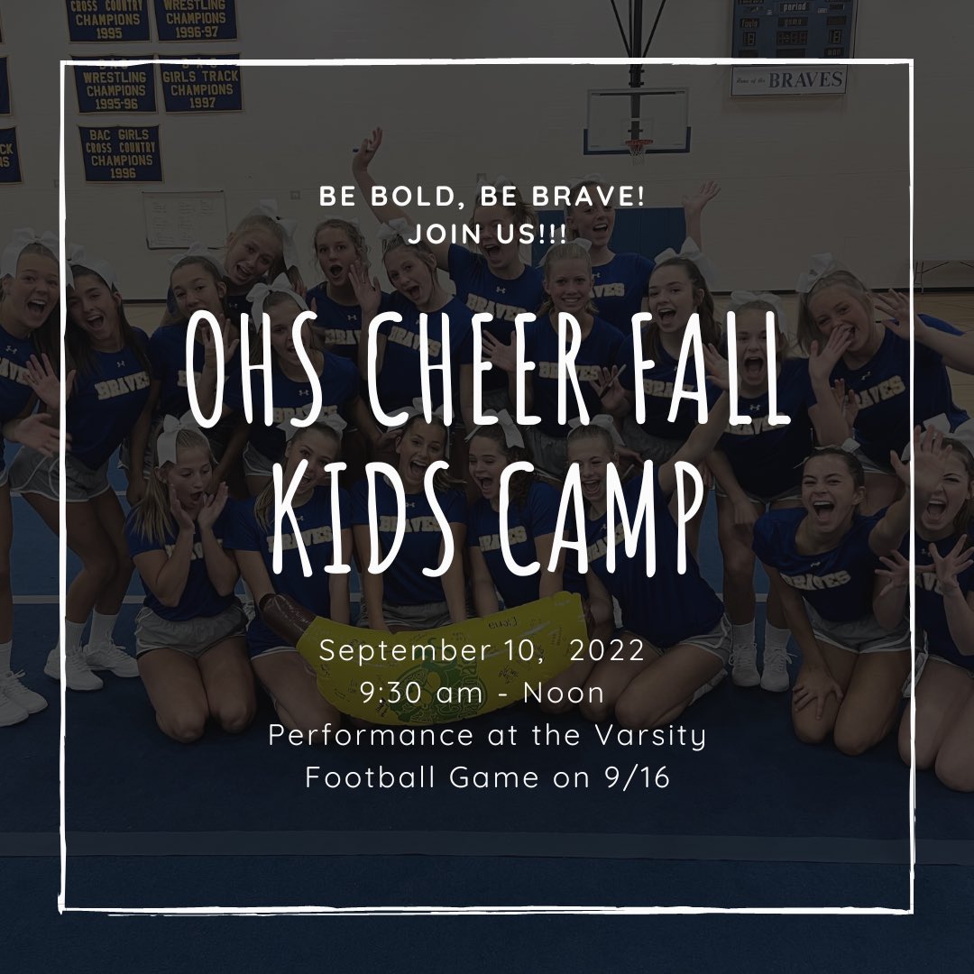 Join us for kids camp !! Saturday 9/10 with a performance at the varsity game on 9/16!! 

locallevelevents.com/events/details…