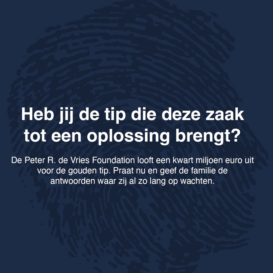PRDVFoundation's tweet photo. De komende tijd delen wij zoveel mogelijk informatie over de zaak van Jaïr Soares, in de hoop dat mensen zich iets herinneren en tips geven. De familie wacht al 27 jaar en verdient te weten wat er met de destijds 7-jarige Jaïr is gebeurd. Praat nu. Tips: Tips@peterrdevries.nl https://t.co/PTYTaznBIh