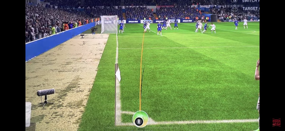 Le bonheur de retrouver une vue immersive pour les corners aussi #FIFA23