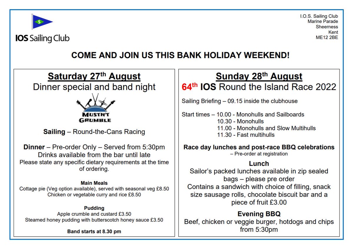 iossc's tweet photo. 1/ Last call for entries to this year's Isle Of Sheppey Round the Island Race in Kent, UK on Sunday 28 August. Please enter online by the end of today to take part! More info here: https://t.co/ealdFRINQa https://t.co/DnVSCLCgko