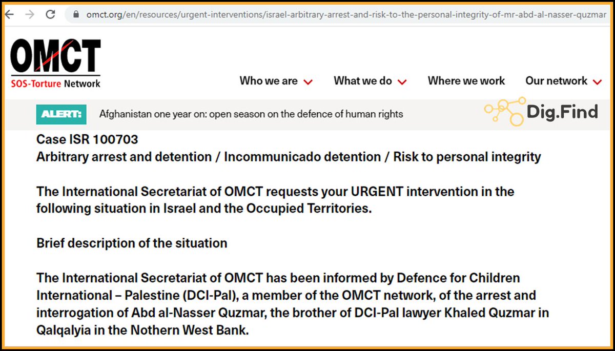 DigFind_'s tweet photo. It appears that Khaled Quzmar's brother, Abdel Nasser Quzmar (عبد الناصر قزمار), was a PFLP terrorist. He sat in jail for carrying weapons and involvement in attacks against Israelis. At the time of Abdel Nasser's arrest, DCI-PAL falsely claimed that his arrest was arbitrary. https://t.co/3lD7Di0tk7