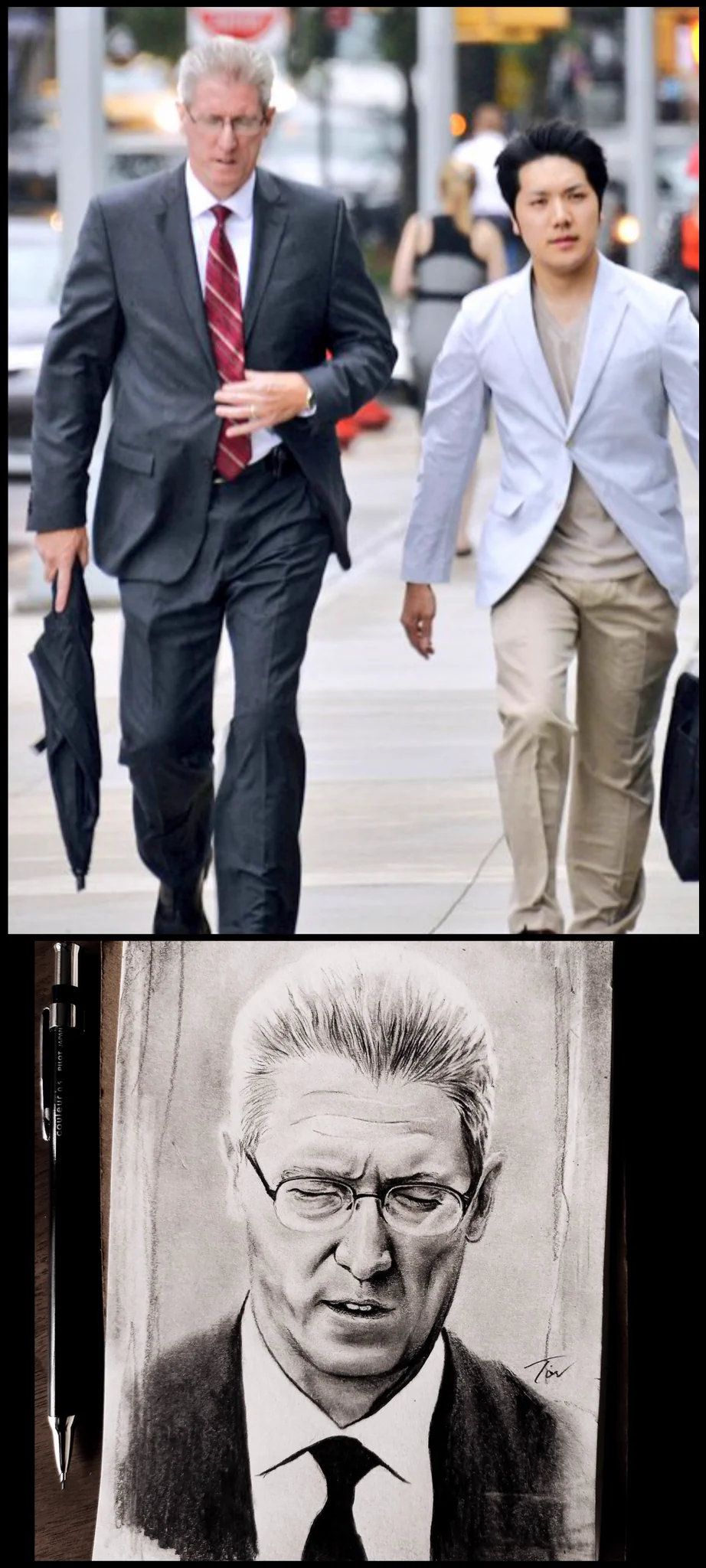 主役以外の人物を描いたイラスト。着眼点と絵の上手さが天才的！