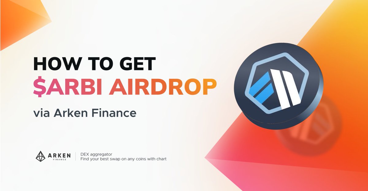 ArkenFinance's tweet photo. Are you an Airdrop Hunter? 🕵️‍♀️
Take a look at this Tweet! We will show you how to easily catch #Arbitrum airdrops via https://t.co/LqZS8dgCSJ🪂

🌟You know what? Those who received an airdrop from #Optimisim are almost billionaires! So, here are simple ways to get $ARBI airdrop!💰 https://t.co/MZgWxK0yq7