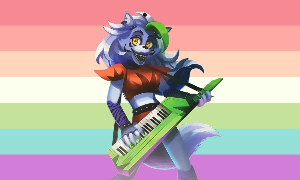 NeosbianOTD's tweet photo. Roxanne Wolf from Five Nights at Freddy's: Security Breach is a transfem lesbian and uses she/it/star/bite pronouns! (Request) https://t.co/zdsN3o17po