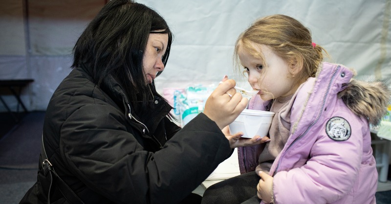 IFRC_Europe's tweet photo. Six months into the escalation of conflict in Ukraine, human suffering and humanitarian needs continue to mount up.

Ready to help, @IFRC network teams scale up one of our largest responses in history. But we cannot do it alone.