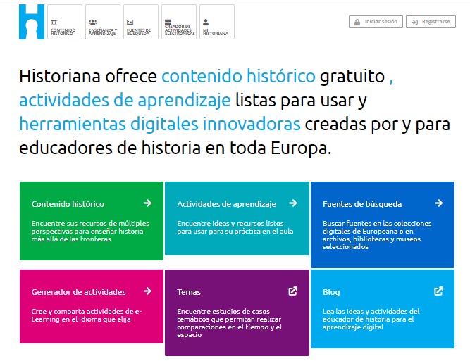 EduEspSK's tweet photo. ¿Conoces Historiana? Se trata de un espacio interactivo de 
@Europeanaeu
 que ofrece contenido histórico gratuito, actividades de aprendizaje y herramientas digitales innovadoras creadas por y para docentes de historia en toda Europa. https://t.co/EKBx4bJu6k vía @leeres https://t.co/OdWXcH70Nz