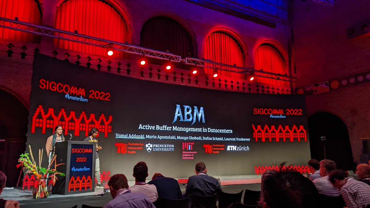 ktfoerster's tweet photo. Great talk by @Vamsi_DT on active buffer management in datacenters at @ACMSIGCOMM 2022. Definitely check out their work and code at https://t.co/ka0SaWcxxP https://t.co/2BldrHRyVv