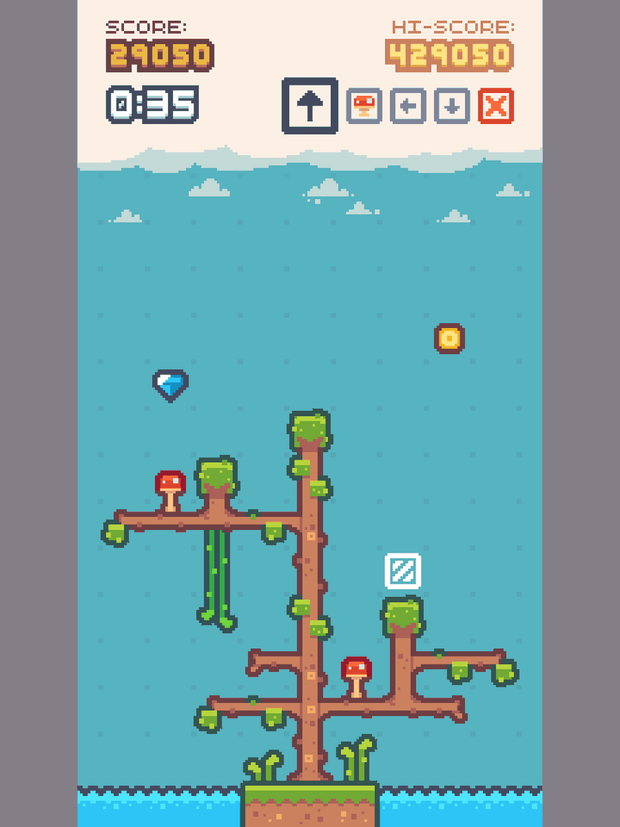 MartiansGame's tweet photo. Don't mind me, I'm just imagining what "Branching Out" might look like on a mobile device! 👀📲 #pixelart #gamedev #indiegame #ドット絵

🧵👇 on what's changed... https://t.co/VeMm9LC9w1