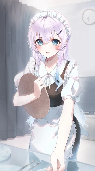 クラスメイトが家のメイドさんだった 3「...お口に合いましたでしょうか?」 