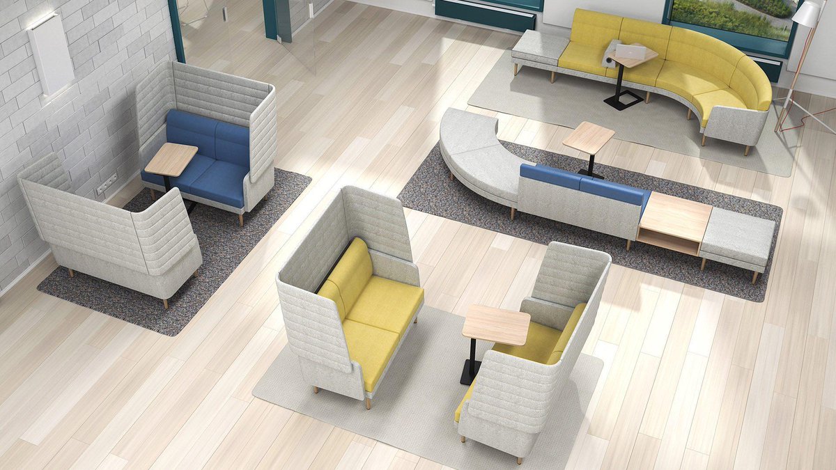 interiorsteam's tweet photo. Arcipelago is a modular lounge seating system offering endless configuration possibilities. High-back option provides more privacy & acoustic comfort.
#officeinteriordesign #officefitout #fitoutsolutions #officefurniture #workspacedesign #softseating #modularseating #narbutas https://t.co/3znCGIrnjQ
