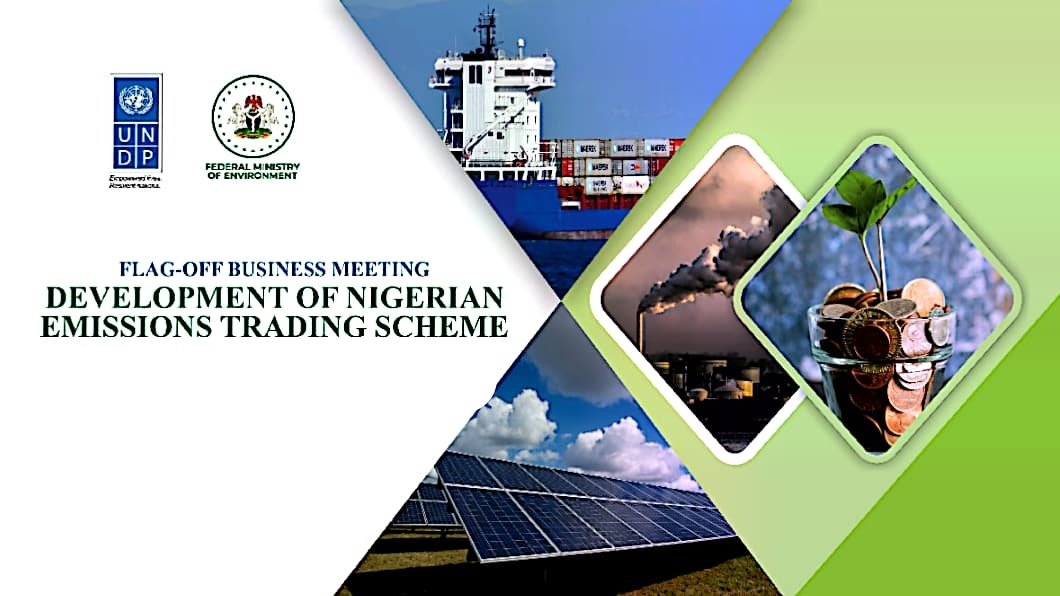fmeclimateng's tweet photo. Happening, High-level Business Meeting to flag off the development of Nigeria’s Emission Trading Scheme &amp; provide platform for the announcement of a framework for carbon trading in Nigeria by COP27 in Egypt.
@FMEnvng @fmeclimateng @UNDPNigeria @MohdHAbdullahi @iniabiolawe https://t.co/N3bYQzrbcX
