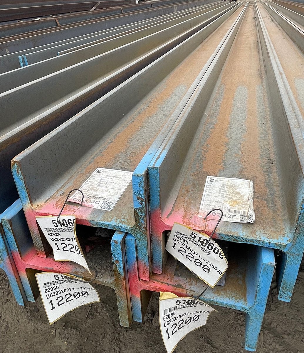 MurraySteelPro's tweet photo. As specialist #Steel suppliers to the UK #Construction and #StructuralFabrication sectors we stock large quantities of steel sections including #UniversalBeams #UniversalColumns, hollow sections and #Flange channels.
https://t.co/eODBBQpPqM https://t.co/B6QCVB2fOI