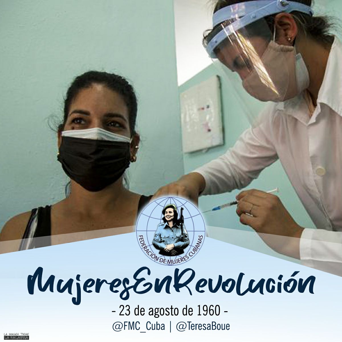 El ejemplo de Vilma Espin,
acompaña a las federadas en la Venezuela de Bolibar,Chávez y Maduro . #MujeresEnRevolucion #CubaPorLaPaz #CubaPorLaVida <a href="/FMC_Cuba/">FMC de Cuba</a> <a href="/CubaCoopera/">CubacooperaVeNu</a> <a href="/cubacooperaven/">Brigada Médica Cubana en Venezuela</a> <a href="/AdanVillavicen5/">Adan Villavicencio Guzmán</a> <a href="/altunaga_perez/">Esthet Perez altunaga</a> <a href="/MINSAPCuba/">Ministerio de Salud Pública de Cuba</a>