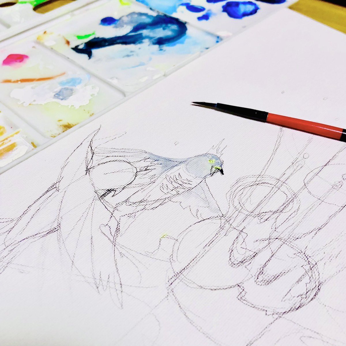 Playwright01's tweet photo. WIP もうすぐ
#Playwright01
#WA
#tembin https://t.co/PLewuxDwXL