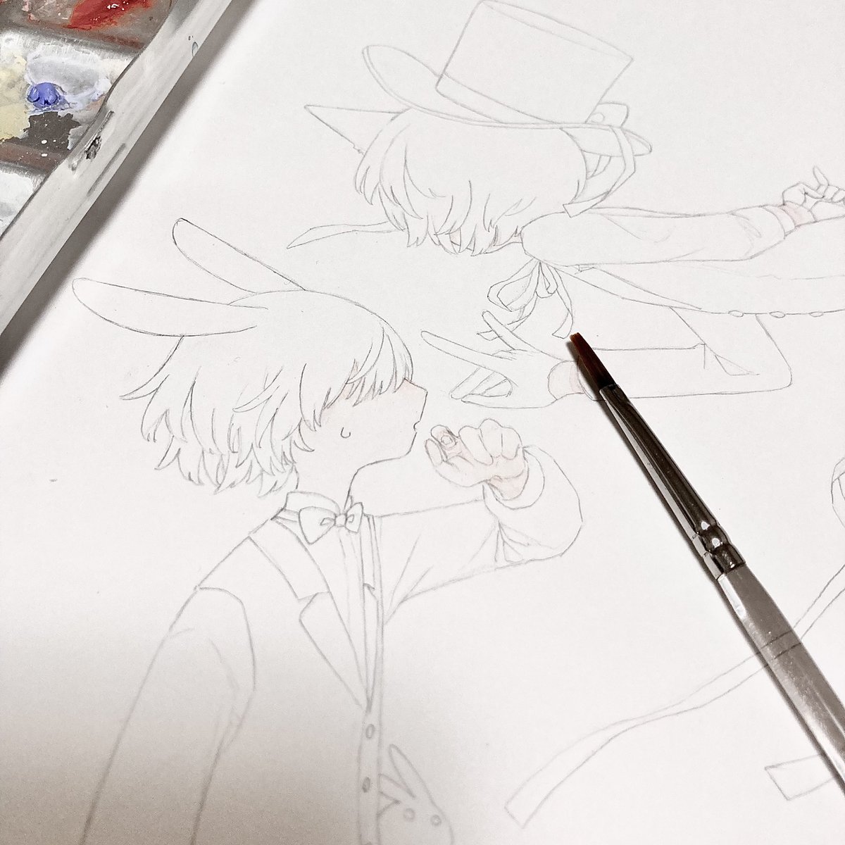 Playwright01's tweet photo. WIP もうすぐ
#Playwright01
#WA
#tembin https://t.co/PLewuxDwXL
