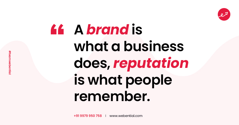 webential's tweet photo. Building a personal brand is essential because it’s the only thing you will have. Your reputation in the business world and online is pretty much the same, so you must be honest.

#brand #reputation #business #businessreputation #buildthebrand #branding #businessworld https://t.co/oRCowewwmt